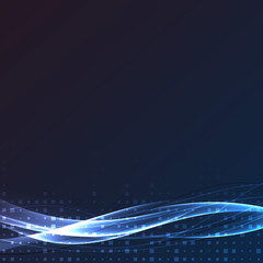 Wall Mural - Bright swoosh speed abstract wave layout
