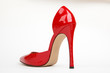 red women shoes