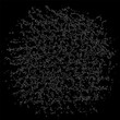 Grunge textured abstract circle