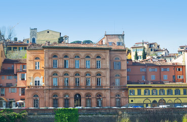 Canvas Print - old buildings by Arno