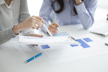 Woman working in the office