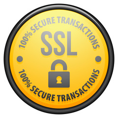 Wall Mural - SSL 100% Secure Transactions