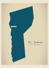 Modern Map - St. James BB