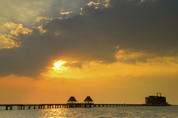 Thailand sea bridge