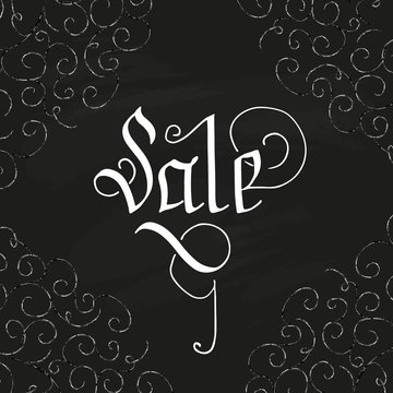 Sale hand drawn design
