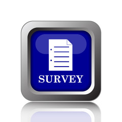 Canvas Print - Survey icon