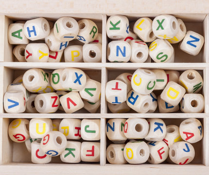 Wooden letters