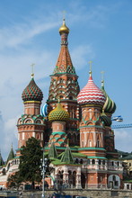 St. Basil�«s Cathedral On Red Square, Moscow, Russia