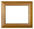modern brown wide wooden picture frame