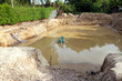 © Gabriele Rohde - Wasser in der Baugrube