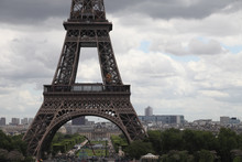 Close Up Image Of Eiffel Tower, Paris, France