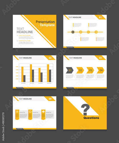 corporate business presentation template set powerpoint template