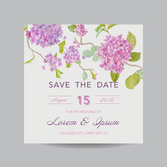 Wall Mural - Invitation or Greeting Card - for Wedding, Baby Shower 