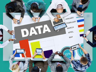 Poster - Data Analytics Chart Performance Pattern Statistics Information