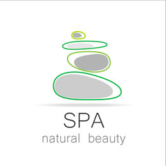 Sticker - spa natural beauty logo template