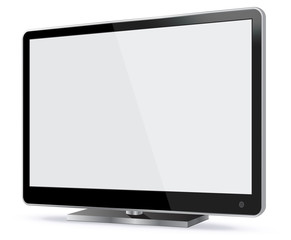 Poster - Plasma TV Vector Illustration