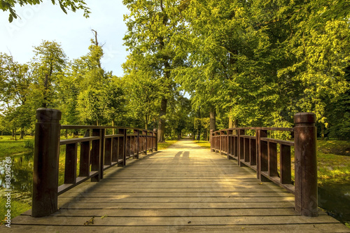 Fototapeta na wymiar Kładka Park Wrocław