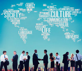 Wall Mural - Culture Community Ideology Society Principle Concept