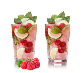 Wall Mural - Raspberry mojito