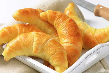 Poster - Crisp butter crescent rolls