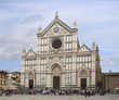 The Santa Croce Cathedral in Florence, Italy