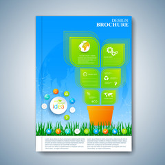 Poster - Modern template layout brochure, magazine, flyer, booklet, cover