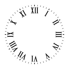 Vintage Roman Numeral Clock