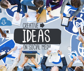 Poster - Ideas Innovation Creativity Knowledge Inspiration Vision Concept