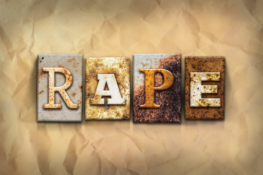 Rape Concept Rusted Metal Type