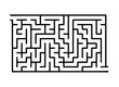 Black vector maze