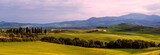 Fototapeta Natura - Beautiful and miraculous colors of green spring panorama landsca
