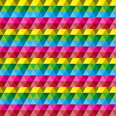 Canvas Print - crystal pattern colorful