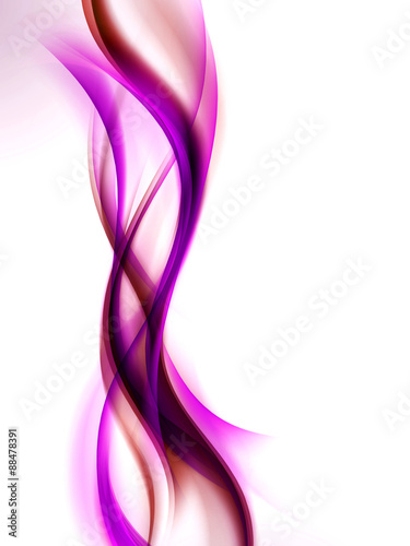 Naklejka - mata magnetyczna na lodówkę abstract purple wave background