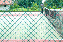 Green Fence Mesh For Partition Tennis Court