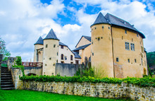 Bourlingster Village In Luxembourg Is Surrounded By Lush Forest And Its Highlist Is Old Castle Transformed Into Cozy Restaurant.