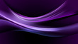 canvas print picture - abstraction purple light wave background