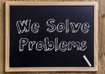 Poster - We Solve Problems