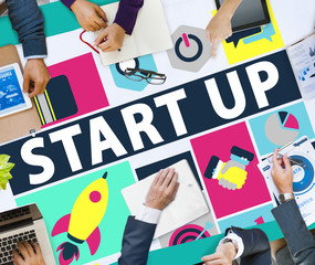 Poster - Start Up Business New Launch Technology Concept