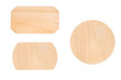 © Mybona - Brown wooden board isolate on white with clipping path
