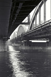 Fototapeta Pomosty - Neubau Floridsdorfer Brücke Nr.1, Wien, 1978