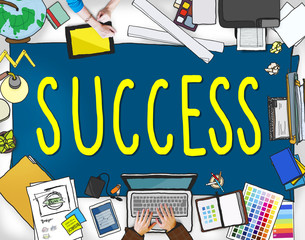 Wall Mural - Success Competition Winning Mission Motivation Concept