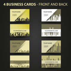 Wall Mural - Business Card Design Set