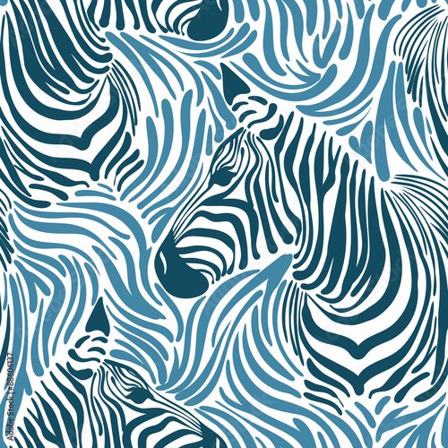 Stoffe zum Nähen Drucken von zebra
