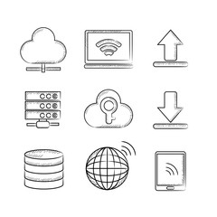 Poster - network icons