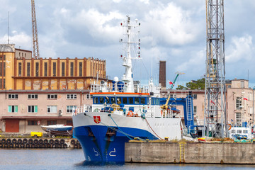 Wall Mural - Gdynia. Sea port.