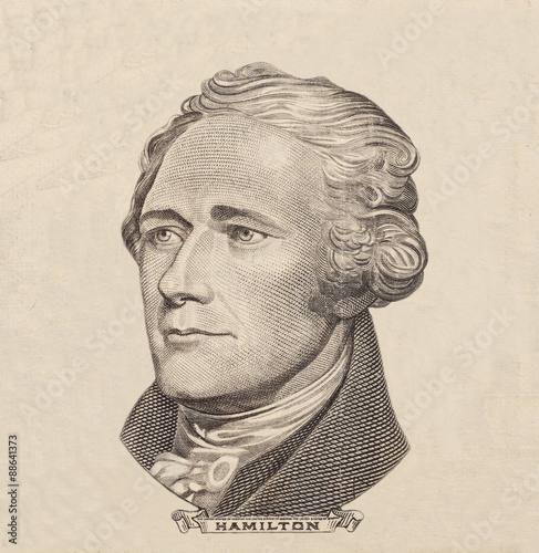 Fotografía Portrait of U.S. president Alexander Hamilton