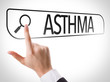 © gustavofrazao - Asthma written in search bar on virtual screen