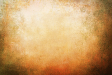 Poster - grunge orange background