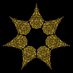 Poster - Pattern gold