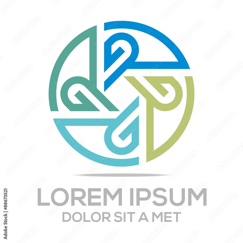 Logo Alphabet Abstract Letter G Line Design Icon Symbol Vector Stock ...